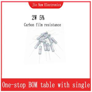 20Pcs 2W 5% 0R-10M 0.1R 0.5R 10R 22R 100R 1K 2K 10K 15K 22K 30K 47K 100K 150K 200K 1M 2.2M 4.7M 옴 산화물 필름 저항기