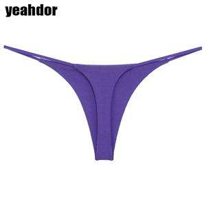 여성용 로우라이즈 끈 팬티 비키니 하의 해변 일광욕 T백 수영복