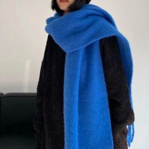 겨울 스카프 여성 럭셔리 가을 겨울 캐시미어 스카프 두꺼운 따뜻한 목도리 클래식 Tassels 푹신한 스카프 솔리드 컬러 소프트 목도리