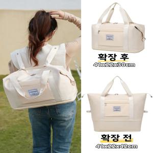 대용량 단기 여행 가방 여성용 경량 배달 가방 수납 가방 휴대용 수하물 더블 숄더 백팩 커버