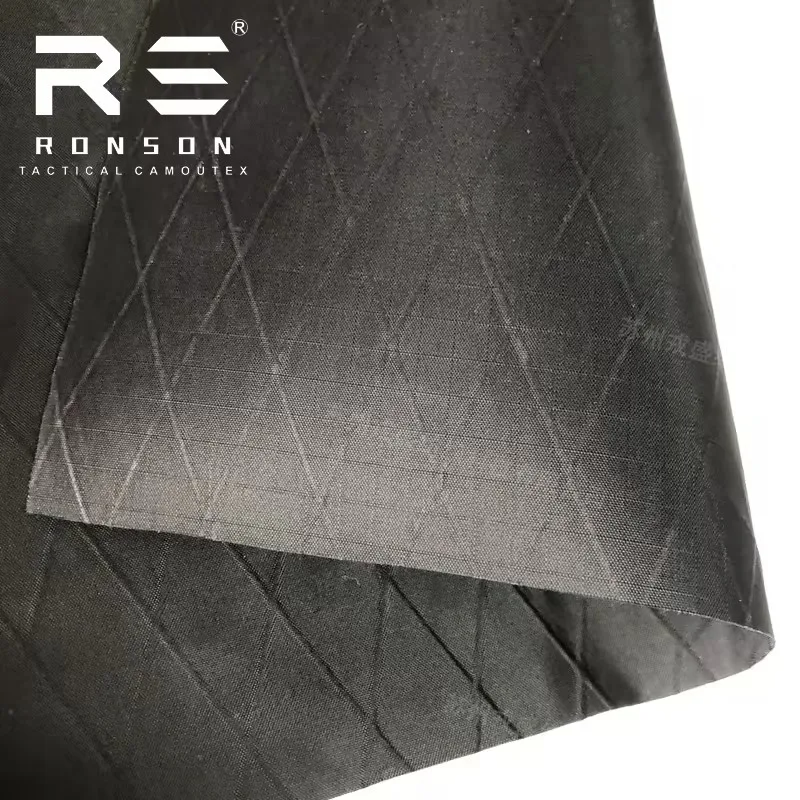 뜨거운 판매 210D 블랙 x-pac 패브릭 위장 전술 패브릭 사용 가방 조끼 재고 있음