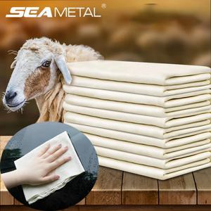 천연 샤모아 자동차 관리 청소 천 정품 양피 워시 걸레 스웨이드 자동차 세차 Accessori에 대한 울트라 흡수성 빠른 건조 타월