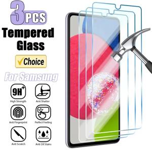 삼성 갤럭시 A14 A54 A53 A13 A33 A34 A52S 5G 화면 보호기에 대 한 3PCS 강화 유리 삼성 A52 A73 A21S A51 A72 유리