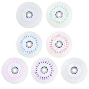 LED 롤러 휠 부품 플래시 휠, 야외 인라인 스케이트, 60mm, 62mm, 90A, 80mm, 76mm, 72mm, 4 개