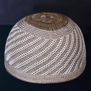 남성용 2개 무슬림 모자 의류용 크로셰 니트 모자 터키산 쿠피 이슬람 키파 히잡 코튼 신상품 0734