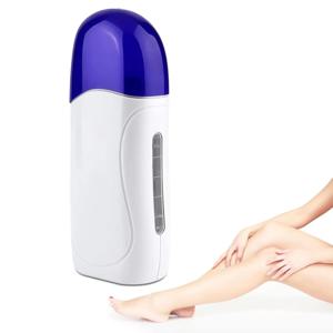 YIKOOLIN 왁스 히터 롤 온 롤 온 왁스 제모 ​ 롤러 왁싱 휴대용 ​ 여성 및 남성을 위한 왁스 히터 기계