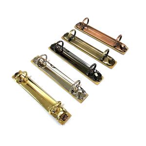 대나무 후면 패널 포함 분리형 버클, 느슨한 잎 바인더 스트립, 금속 링 바인더 클립, 핸드북 앨범 노트북용, A7, 2 홀