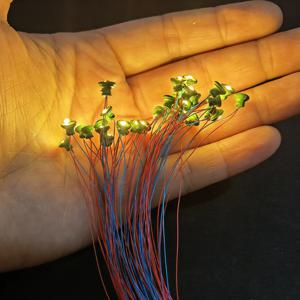 20개 모델 루프 조명 공장 스타일 샹들리에 모델 3V 차가운/따뜻한 흰색 미니어처 건물 조명 기차 철도 레이아웃