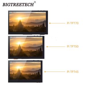 BIGTREETECH BTT PITFT50 TFT43 TFT70 DSI 용량 성 터치 스크린 라즈베리 파이 LCD 디스플레이 Octopus Pro 보드 용 3D 프린터 부품