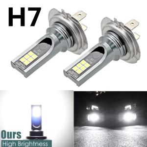 H7 Led 헤드 라이트 전구 키트 자동차 안개 전구 12V 55W 높은 전력 자동 안개 램프 6000K 헤드 램프 h7 슈퍼 밝은 전구