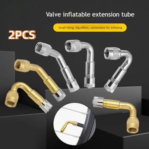 2Pcs 오토바이 45 90 135 각도 구부러진 밸브 어댑터 타이어 튜브 밸브 확장 어댑터 트럭 자동차 모토 자전거