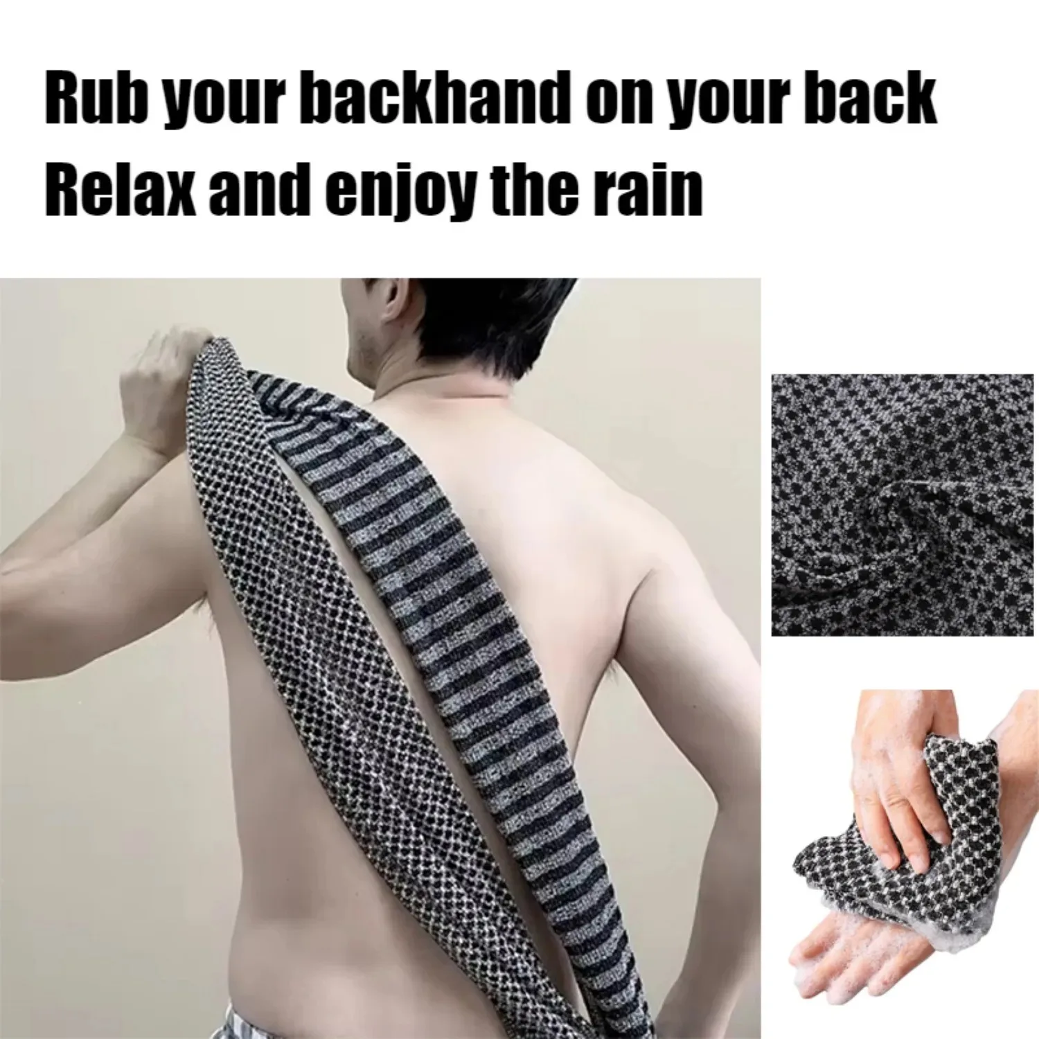 일본 엑스 폴리 에이 팅 목욕 타올 등받이 용 초장 샤워 스크러버 항균 폼 수건 샤워 스킨 케어 용 다용도