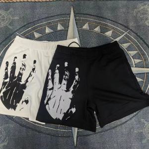 리벤지 X 킬 자수 럭셔리 팜 반바지 2025 여름 트렌드 남녀 공용 트렌디 캐주얼 하이웨이스트 반바지