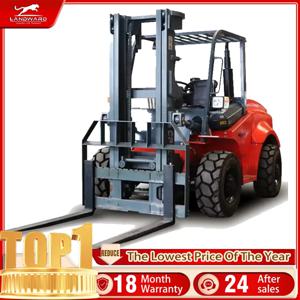 도로 4륜 모든 지형 지게차 3Ton 트럭 취급 장비 4WD 거친 지형 디젤 지게차에서 4x4 지게차 맞춤형