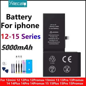 Xilecaly 아이폰 SE 5 6 6S 5S 7 8 플러스 X Xs 맥스 XR 11 프로 휴대폰용 고품질 배터리, 무료 도구 스티커 포함