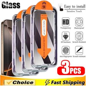 먼지없는 Temeperd 유리 삼성 A56 5G A55 A36 A34 A35 A54 A53 A52 A24 A25 A23 A22 A51 A50 A73 A72 A71 A32 화면 보호기