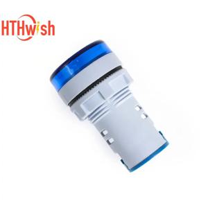 1pc AD16-22DSV 22MM 라운드 미니 디지털 전압계 AC 20-500V 볼트 테스터 미터 LED 디지털 표시기 파일럿 램프 표시 등