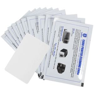 10개 세트 클리닝 카드 신용카드 리더기 터미널 클리너 슬롯 ATM 기기 도구 PVC 여행용 재사용 가능