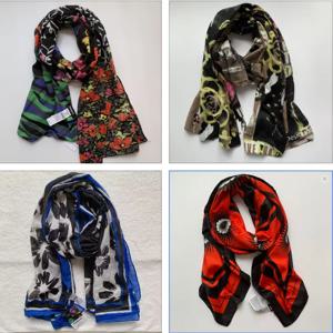 대외 무역을 위한 스페인 꽃무늬 디자인과 프린트 스타일이 절묘하고 아름다운 사계절 스카프와 넥커치프