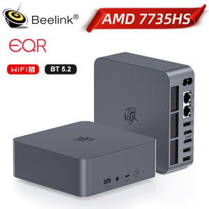 비링크 EQR7 R7 7735HS EQR6 AMD R5 6600U R7 6800H 6800U DDR5 16G 램 500G SSD 윈도우 11 미니 PC 1000M WiFi6 4K 데스크탑 컴퓨터