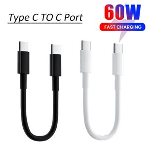 0.3M 짧은 USB 타입 C 케이블 PD60W 고속 충전 파워 뱅크 데이터 코드 아이폰 17 16 15 삼성 샤오미 화웨이 폰용 USB C 케이블