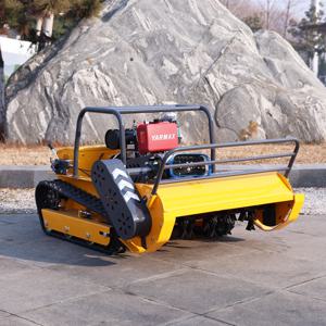 맞춤형 잔디깎이 로봇 크롤러 로봇 자주식 원격 제어 정원 플레일 모어 효율적인 잔디 관리용