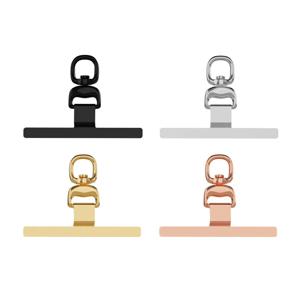 360 °   회전 금속 전화 매는 밧줄 클립 패치 울트라 얇은 전화 케이스 교수형 밧줄 핸드폰 분실 방지 스트랩 고정 가스켓