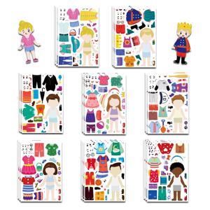 8PCS 만화 귀여운 어린이 드레스 콜라주 스크랩북 콜라주 재료 스케이트 보드/기타/편지지/일기 방수 장식