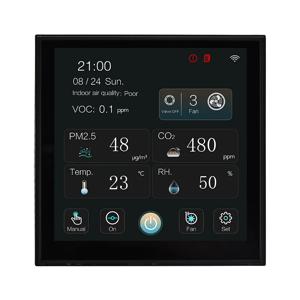 온도 습도 센서가 있는 HRV 열회수 환기 장치 공장 직접 판매 환기 시스템 컨트롤러