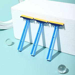 30개입/박스 여성용 일회용 면도기 위생적인 수동 면도기 1개의 매우 날카로운 면도날과 빗날이 있는 얼굴, 다리, 팔, 비키니용
