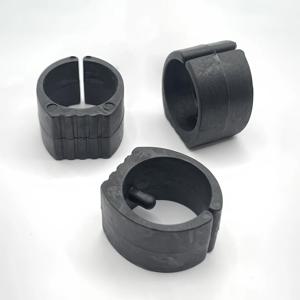 10Pcs U 형 미끄럼 방지 사무실 보호 의자 피트 튜브 랩 패드 플라스틱 13/16/19/22/25/32mm 높은 행거 라운드 플러그 패드