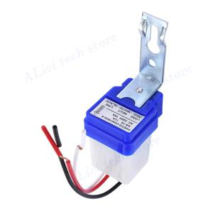 3PCS AS-10 방수 사진 제어 센서 스위치 자동 켜짐 꺼짐 광전지 가로등 스위치 DC 12V 24V AC 110V 220V