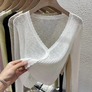 여성용 파스텔 크롭 카디건 긴 소매 버튼 프론트 경량 니트 카디 자켓 탑 Teen-girl Basic Outfit