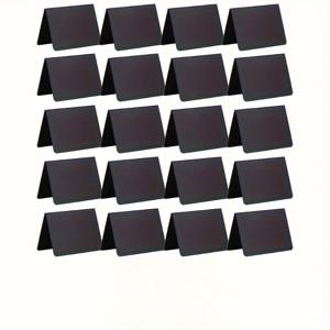 20개 미니 칠판 표지판, 내구성 있는 PVC, 간편한 쓰기 및 지우기, 뷔페 파티, 결혼식, 베이커리 이벤트에 적합