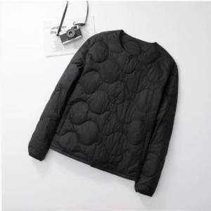 플러스 사이즈 다운 베스트 2025 남성 가을 겨울 신상 경량 다운 재킷 심플 패션 캐주얼 크루넥 V넥 남성 코트