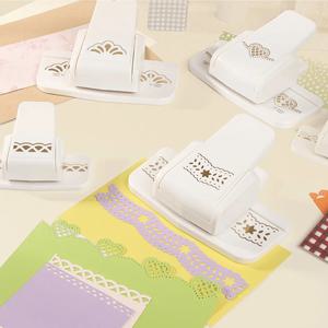 1pc Diy 레이스 엠보싱 기계, 예술적 펀치, 귀여운 가장자리 프레스, 노트북 잎 장식 펀칭 문구