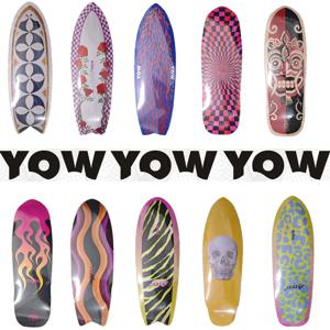 YOW 랜드 서프 스케이트보드 데크, 31~32.5인치, 캐나다산 메이플 소재, 고품질