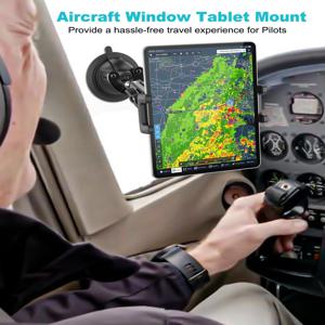파일럿 태블릿 홀더 강력한 흡착 컵 항공기 태블릿 마운트 금속 조절식 암 항공 윈드실드 스탠드