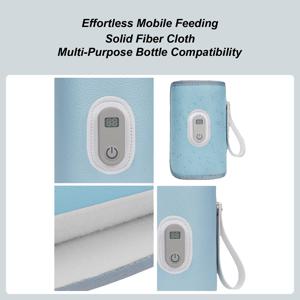 아기 젖병 워머 일정 온도 유지 슬리브 디지털 디스플레이 모유 신생아 젖병 워머 유아용 남아 여아용