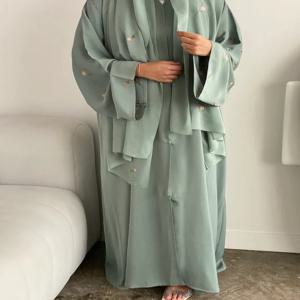 이드 여성 드레스 아바야 히잡 무슬림 잘라비야 라마단 자수 드레스 이슬람 파티 드레스 롱 로브 모로코 두바이 카프탄