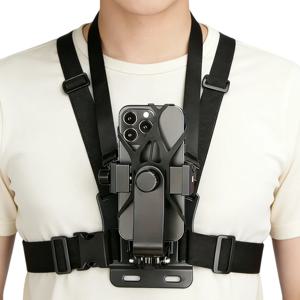 조절 가능한 헤드밴드 및 가슴 밴드 모바일폰 및 액션 카메라용 슈팅 스탠드 고프로 DJI 등 호환