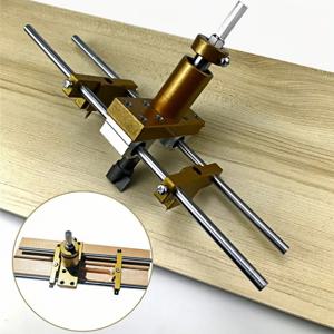 목재 도어락 설치 지그, 알루미늄 합금 도어락 구멍 개방기, 도어 프레임 잠금 텅 교체 부품용 모티싱 도구