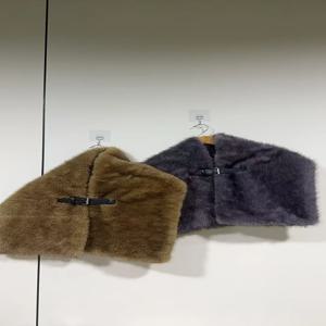 여성 패션 인조 모피 스카프, 인조 밍크 머플러