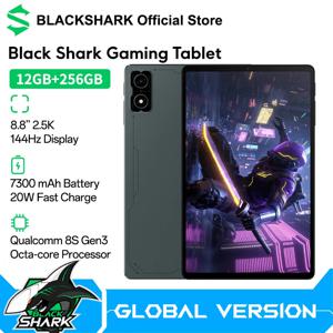 뉴 블랙 샤크 게이밍 태블릿 글로벌 버전 퀄컴 8S Gen 3 탑재 8.8인치 144Hz 7300mAh 블루투스 5.4