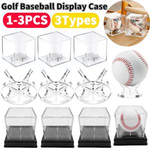 투명 야구공 박스 디스플레이 아크릴 투명 야구공 정리함 케이스 방진 UV 보호 기념품 컬렉션에 적합