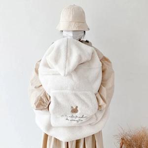 만화 곰 인형 아기 담요 유모차 방풍 담요 여행용 휴대용 따뜻한 아기 포대기 담요