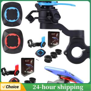 충격 흡수 기능이 있는 자전거 핸들바 폰 거치대 MTB 핸들바 폰 거치대 오토바이 자전거 폰 홀더 라이딩 안전 브래킷