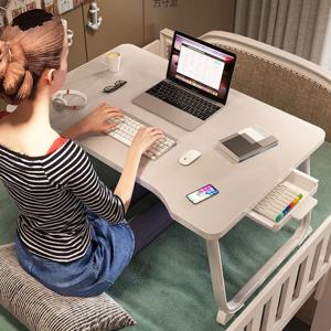 컴퓨터 책상 침실 접이식 테이블 학생 기숙사 공부용 경량 침대 책상 사무용 가구