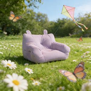 미니 키즈 독서 소파 의자 - 50X50X45CM 귀여운 미니멀리스트 빈백 거실 유아용