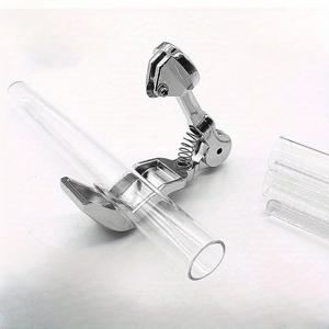 정밀 미니 유리 튜빙 커터 - 맥주 및 와인 병을 자르는 데 사용하기 쉬운 내구성 있는 도구 - 과학적 파이프 - 은색